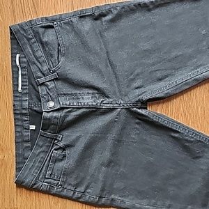 Zara Woman Medium Rise SlimFit Black Stretch Jeans 30" Waist X 29" Inseam Length